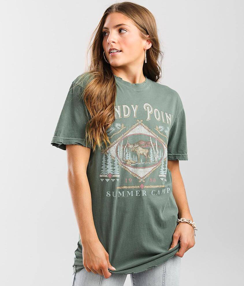 American Highway Sandy Point Summer Camp T-Shirt front view