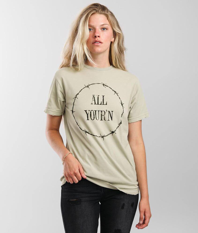 American Highway All Your'n T-Shirt - Women's T-Shirts in Desert Sage ...