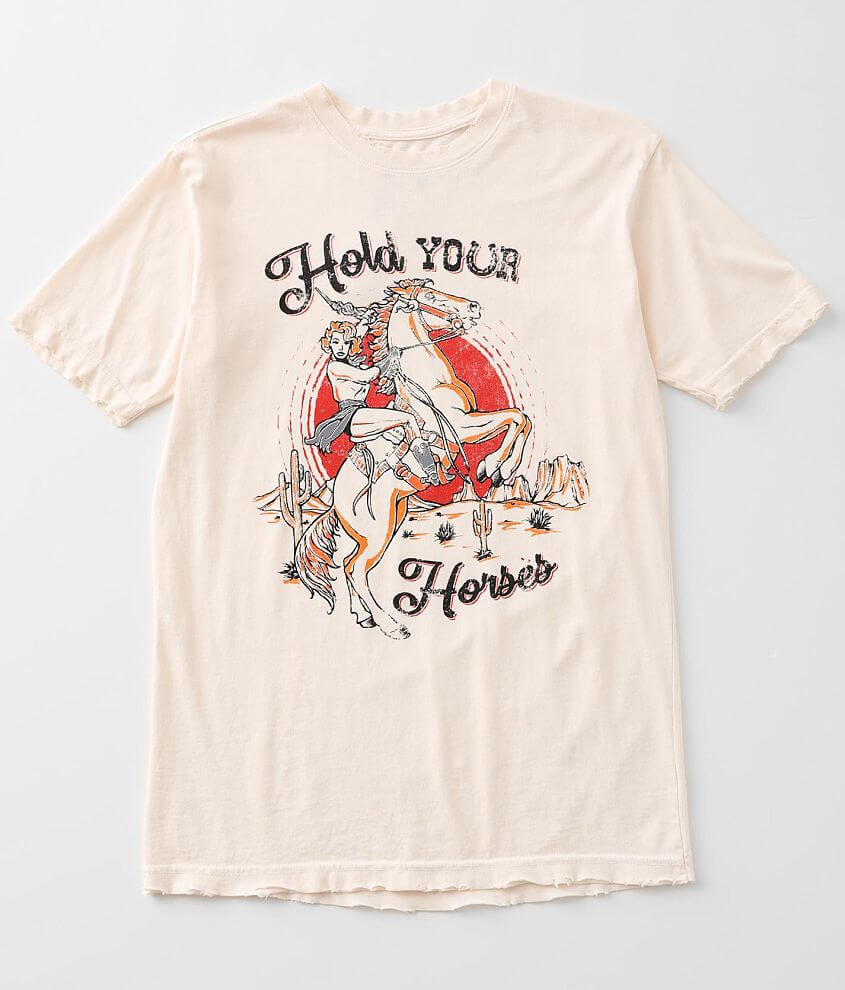 American Highway Hold Your Horses T-Shirt front view