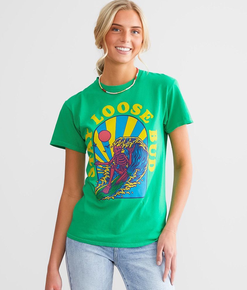 American Highway Stay Loose Bud T-Shirt front view