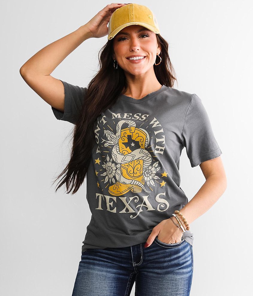 American Highway Don't Mess With Texas T-Shirt - Women's T-Shirts in ...