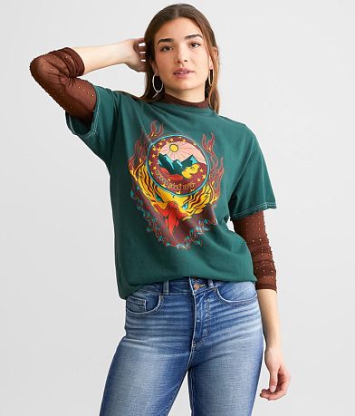 American Highway Rockin' World Tour 1973 T-Shirt front view