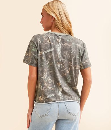 American Highway Go West Camo T-Shirt back view