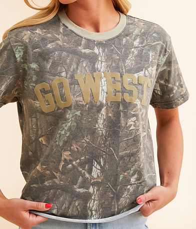 American Highway Go West Camo T-Shirt misc detail 1 view