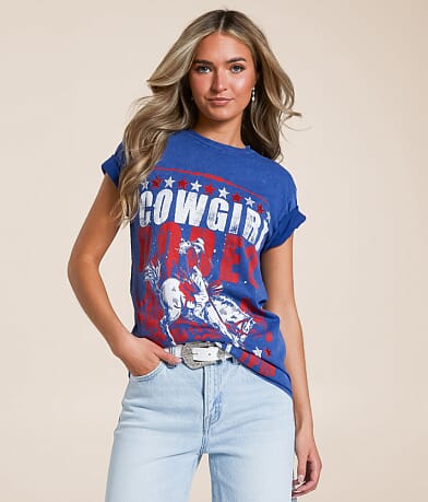 American Highway Rodeo Gal T-Shirt front view