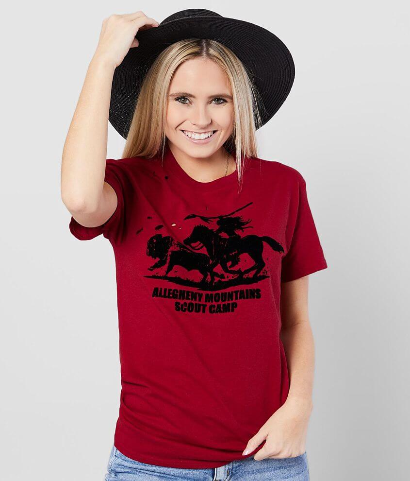 Image of American Highway Allegheny Mountains Camp T-Shirt