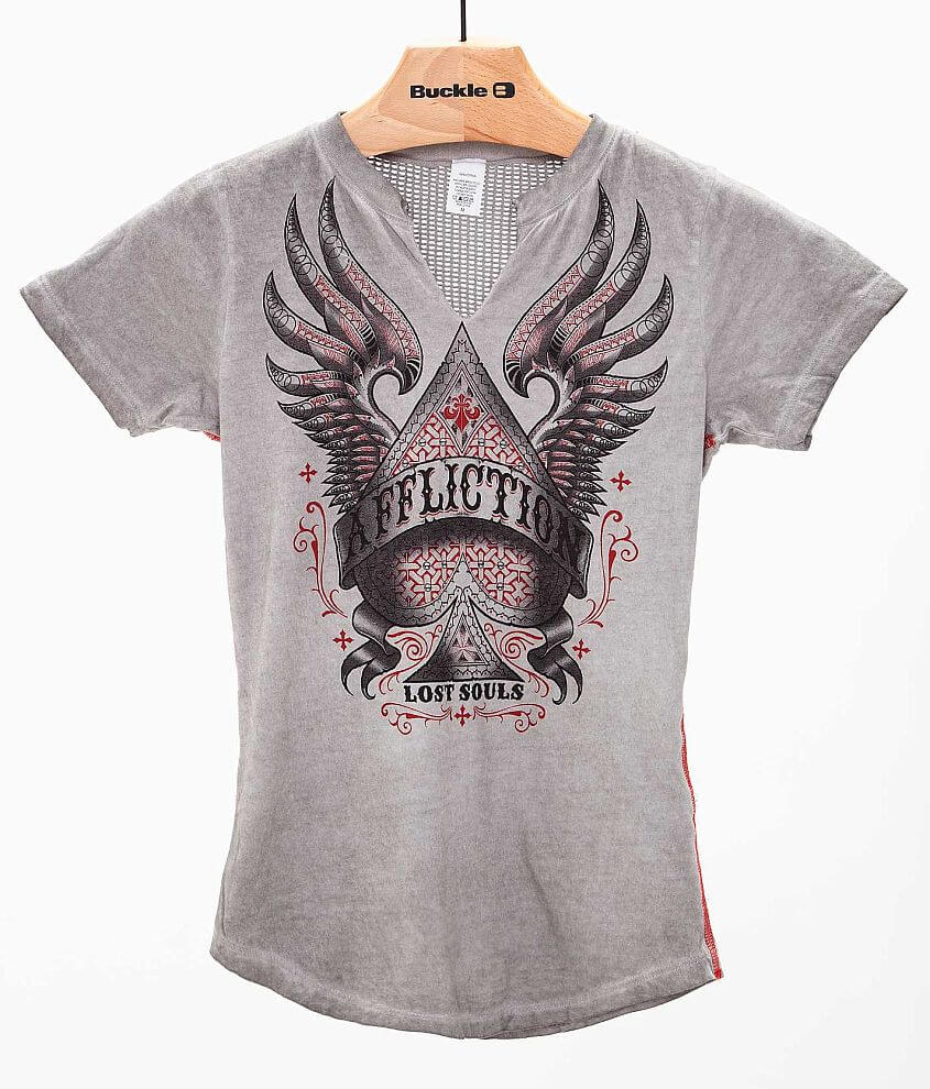 Affliction Sacred Spade T-Shirt front view