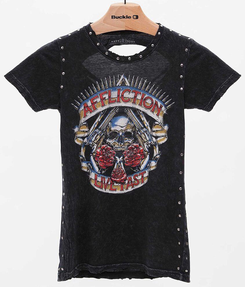 Affliction Hollow Point T-Shirt front view