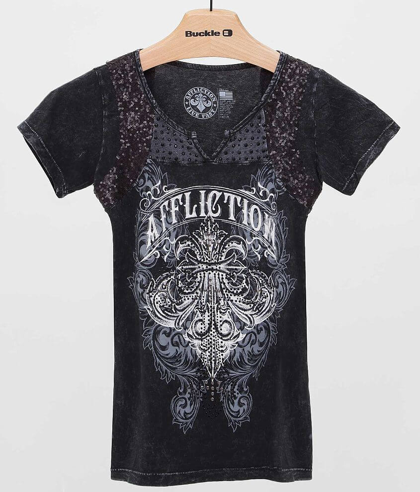 Affliction Cross Purpose T-Shirt front view