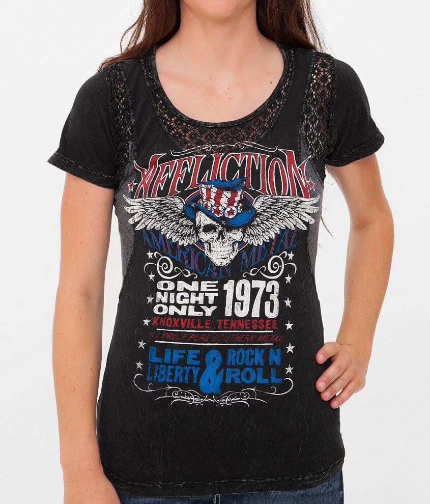Affliction American Metal Sound Check T-Shirt front view
