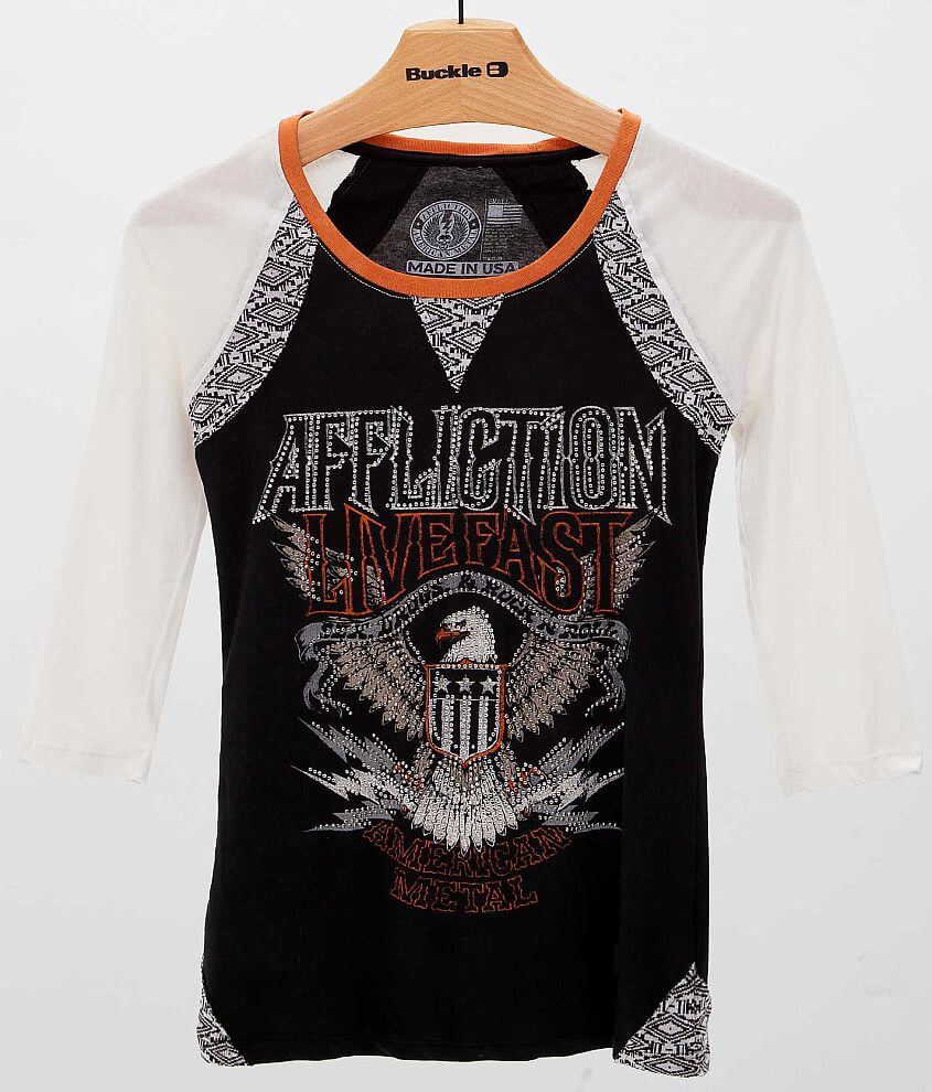 Affliction American Metal Sweet Home T-Shirt front view