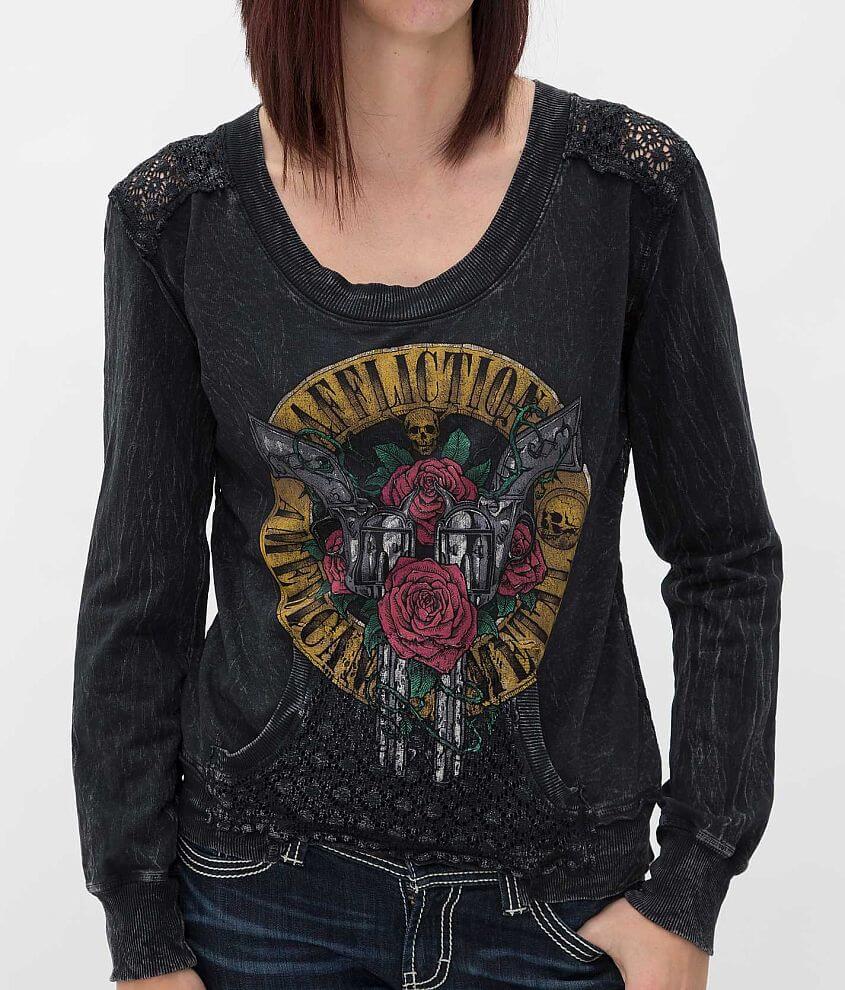 Affliction Six Shooter Sweatshirt front view