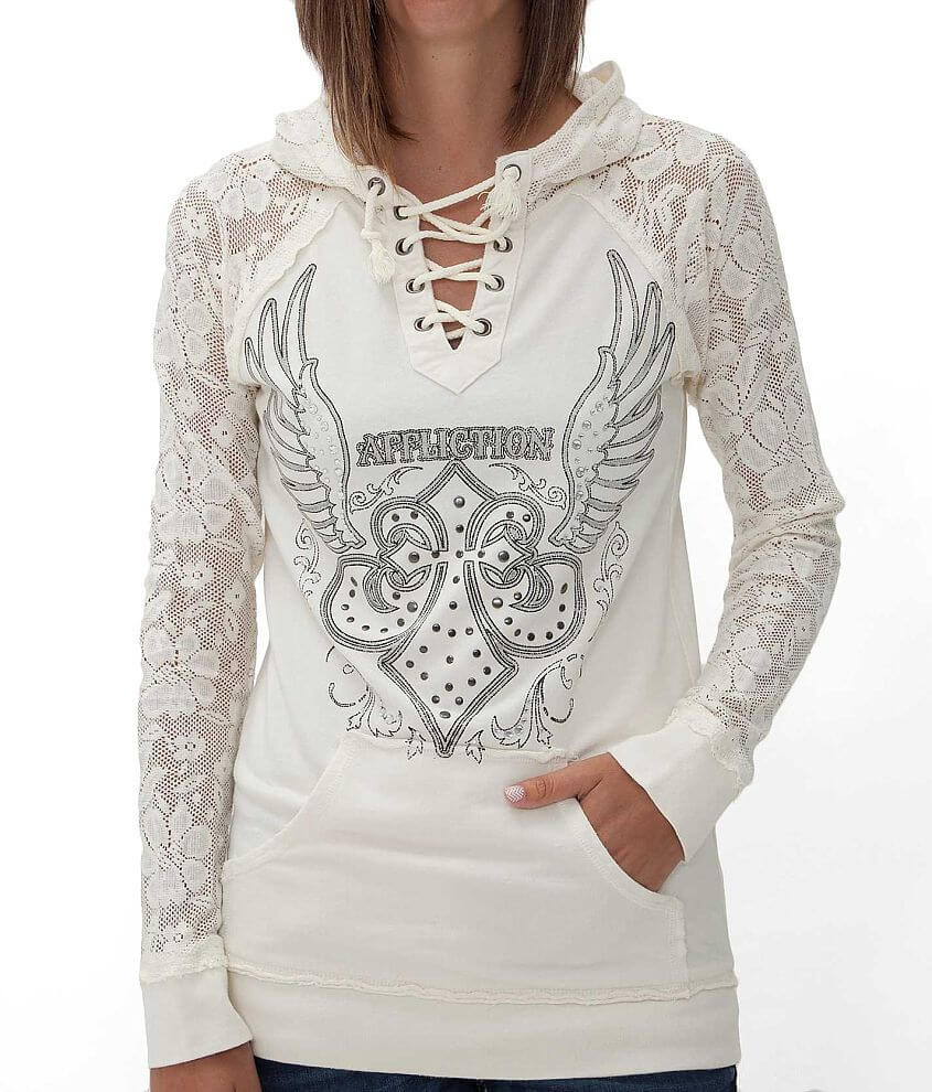 Affliction Helene Sweatshirt front view