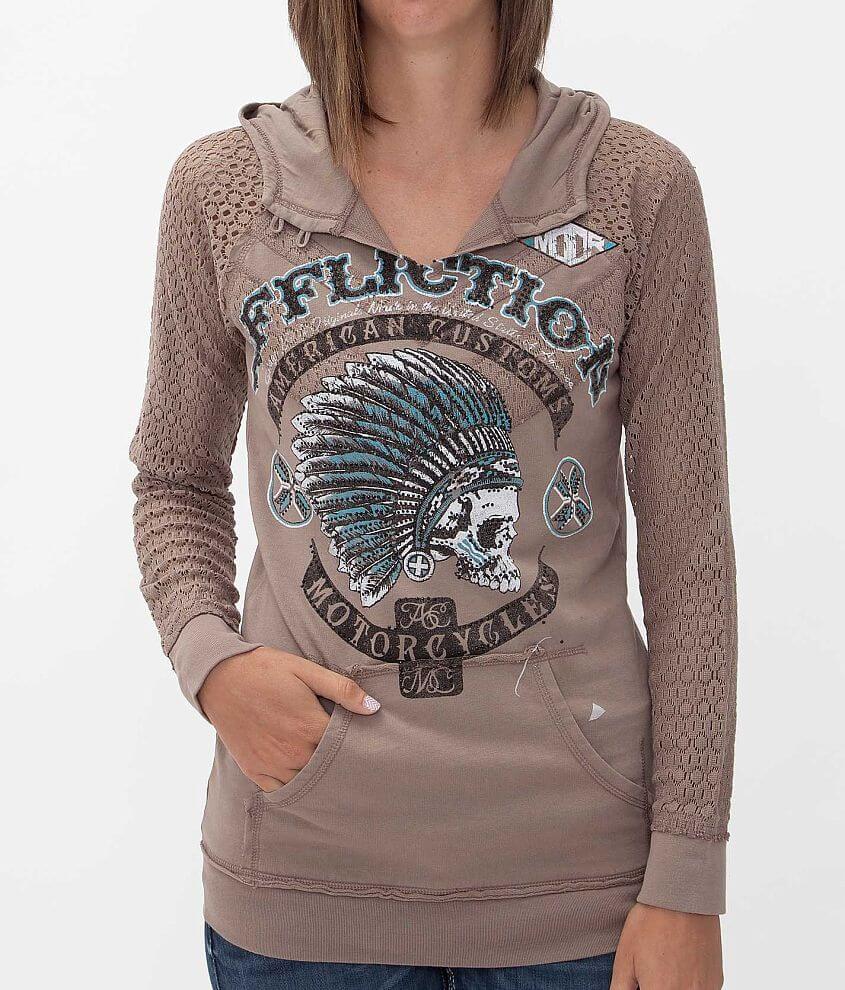 Affliction American Customs Arrow Sweatshirt - Women's Sweatshirts in ...