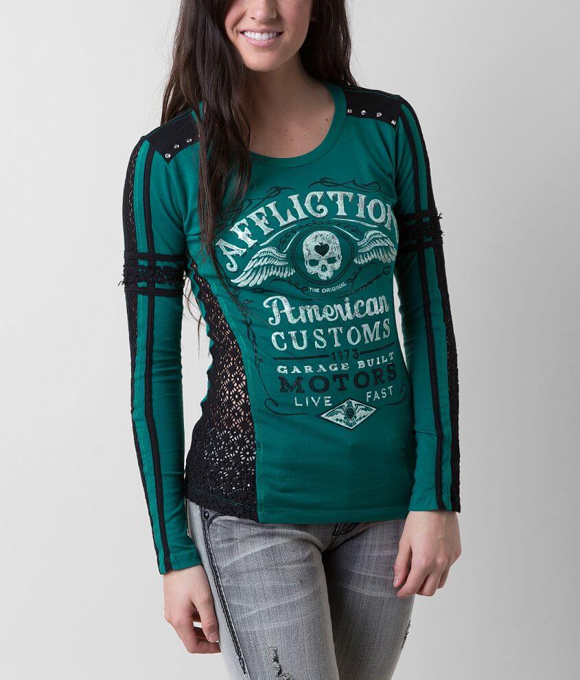 Affliction American Customs Barrel Aged T-Shirt front view