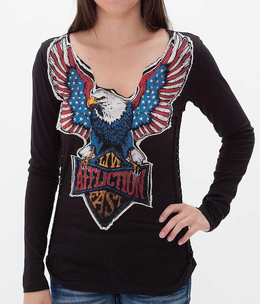 Affliction Twin Turbo T-Shirt front view