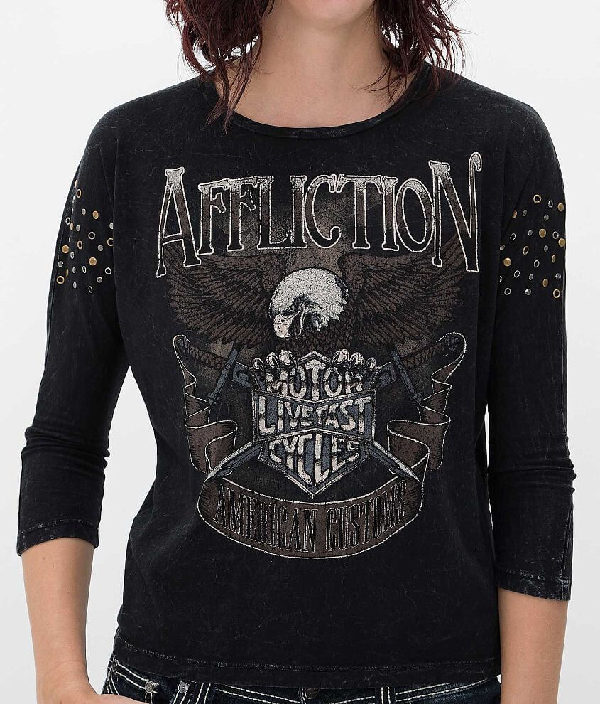 Affliction American Customs Sky Rider T-Shirt front view
