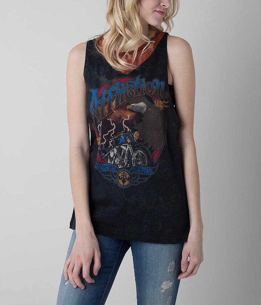 Affliction American Customs Black Hills T-Shirt front view