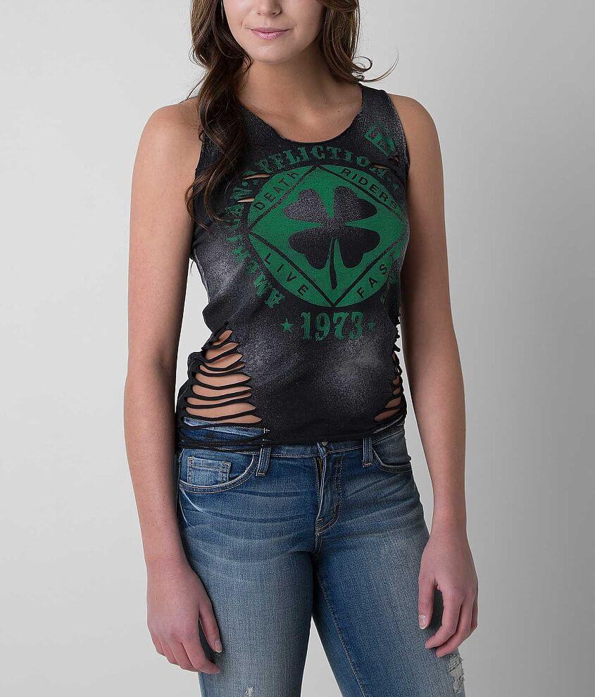 Affliction American Customs Lucky Shot T-Shirt front view