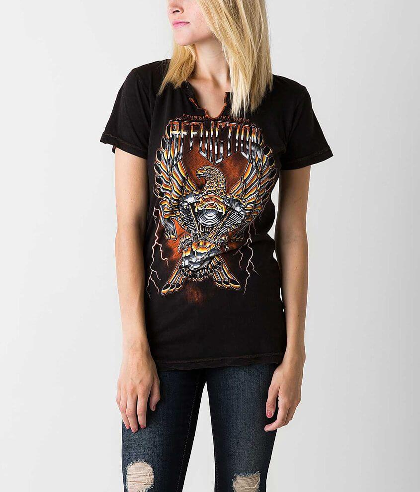 Affliction American Customs Eagle Sturgis T-Shirt front view
