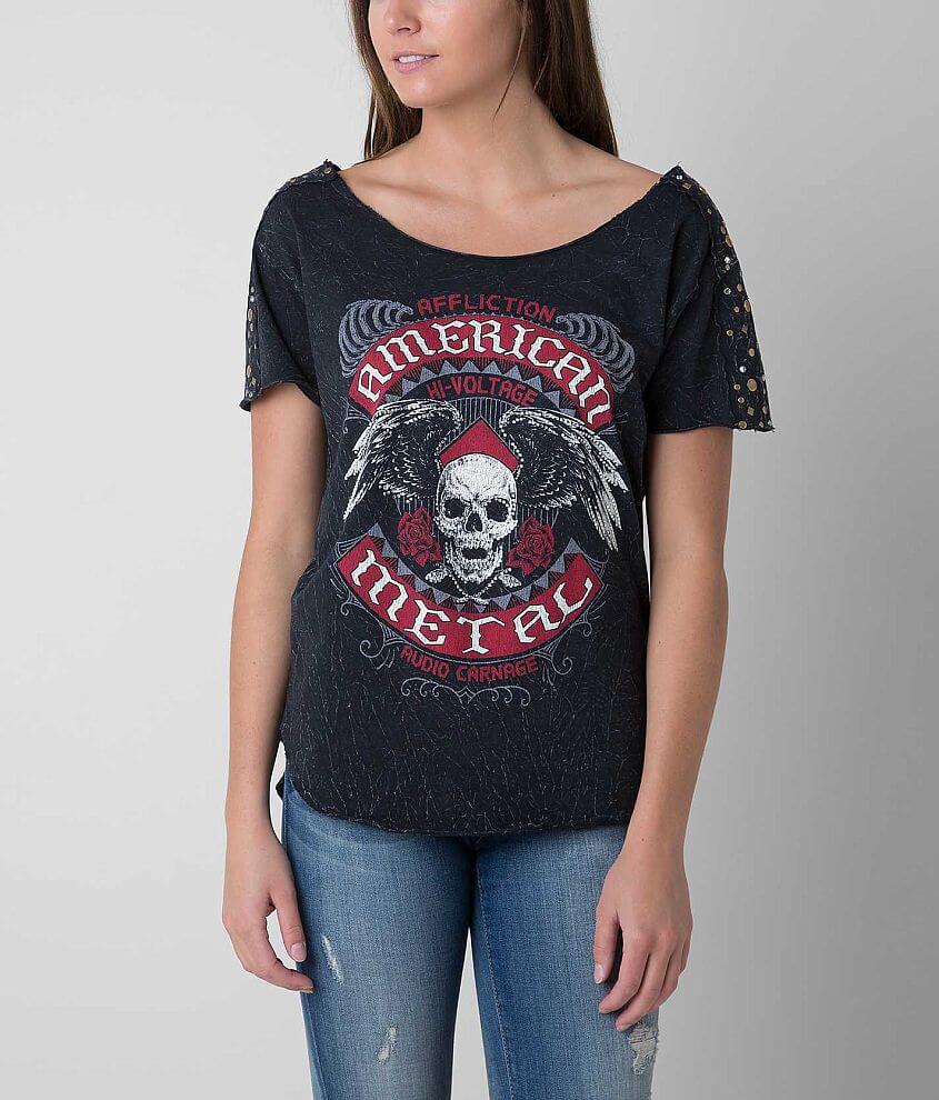 Affliction American Metal Holy Diver T-Shirt front view