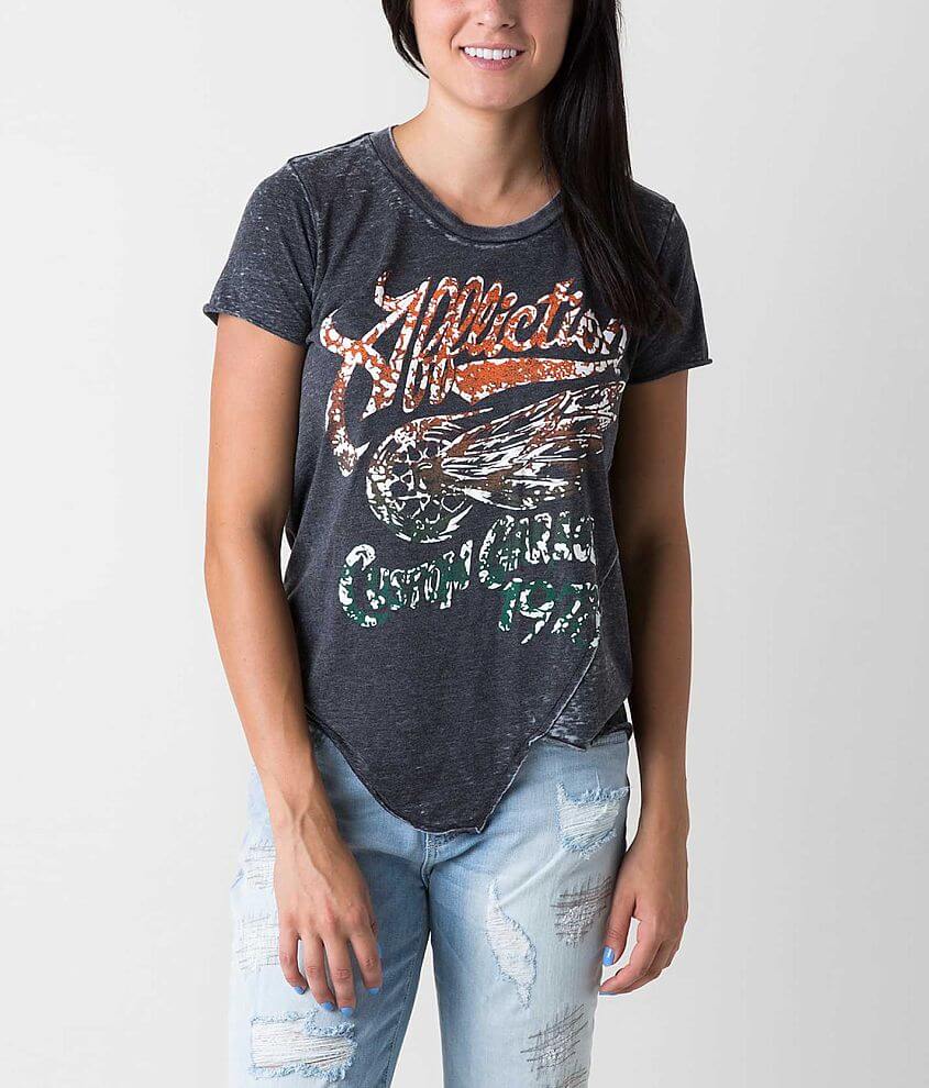 Affliction American Customs Garage T-Shirt front view