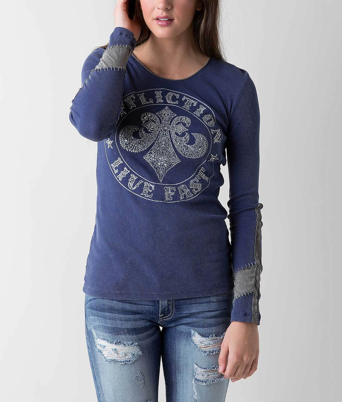 buckle affliction womens shirts