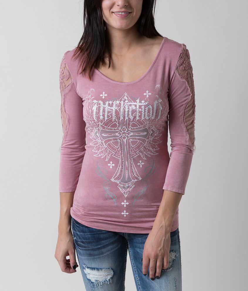 Affliction Cashmere T-Shirt front view