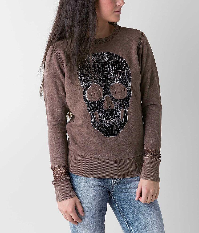 Affliction Janis Sweatshirt front view