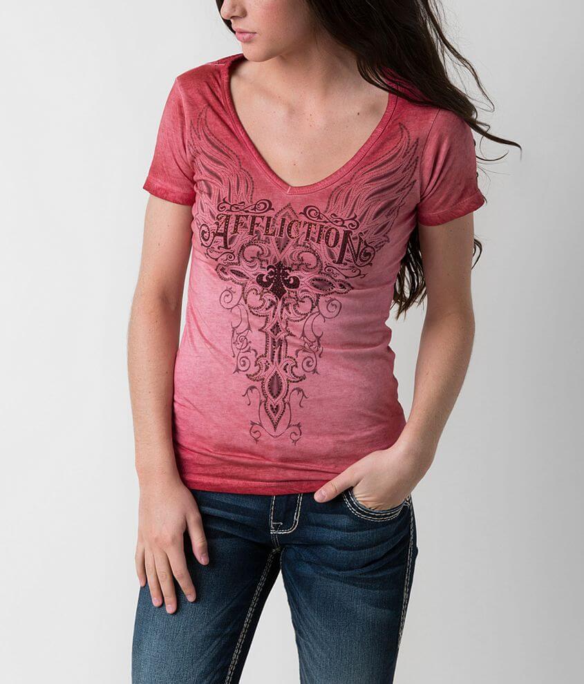 Affliction Angelica T-Shirt front view