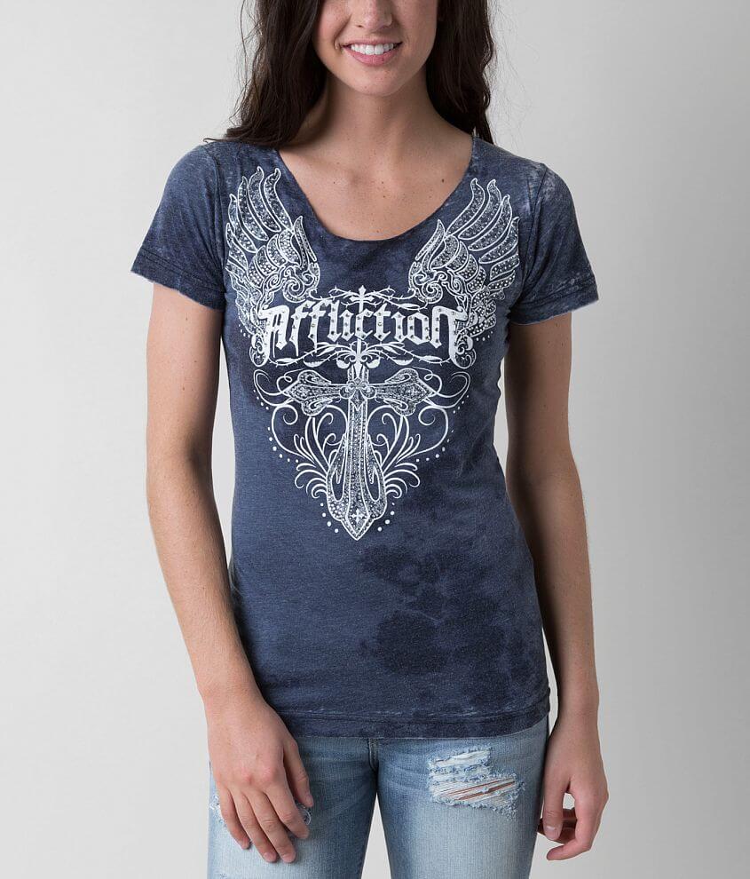 Affliction Parish Devout T-Shirt front view