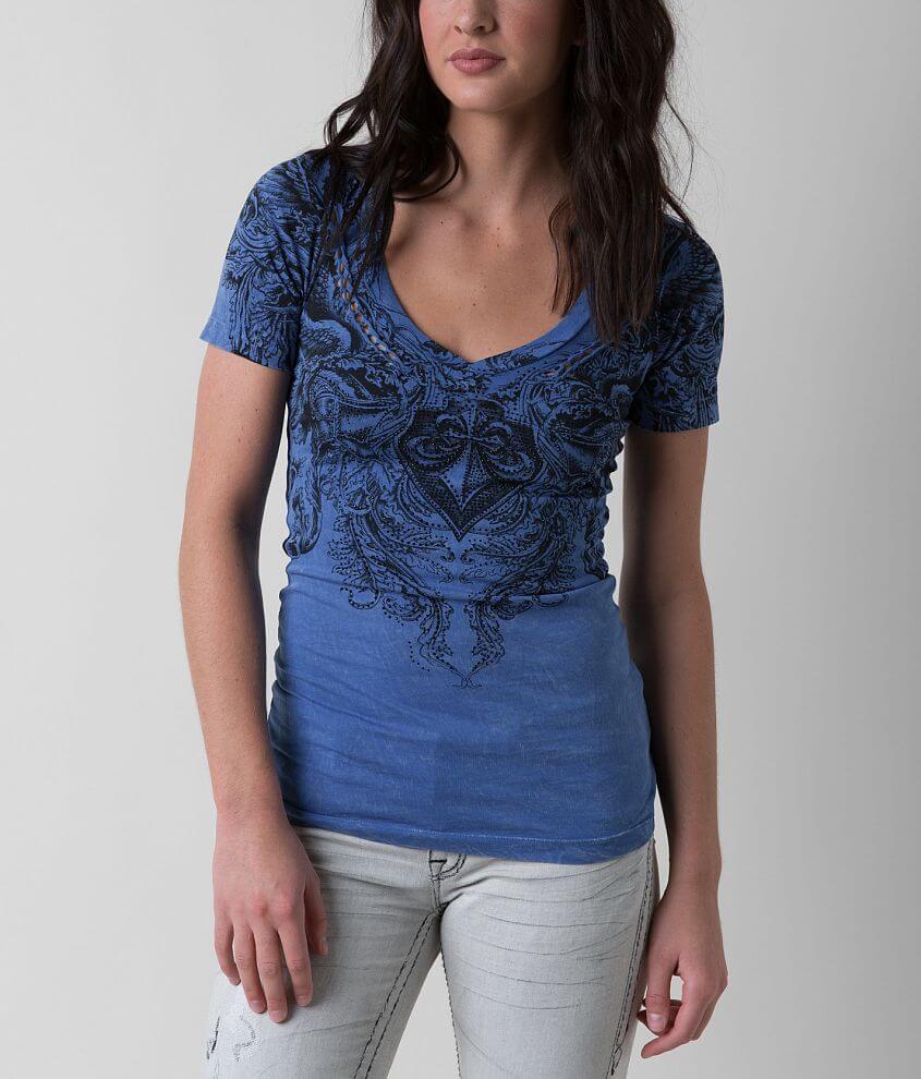 Affliction Flourish Top front view