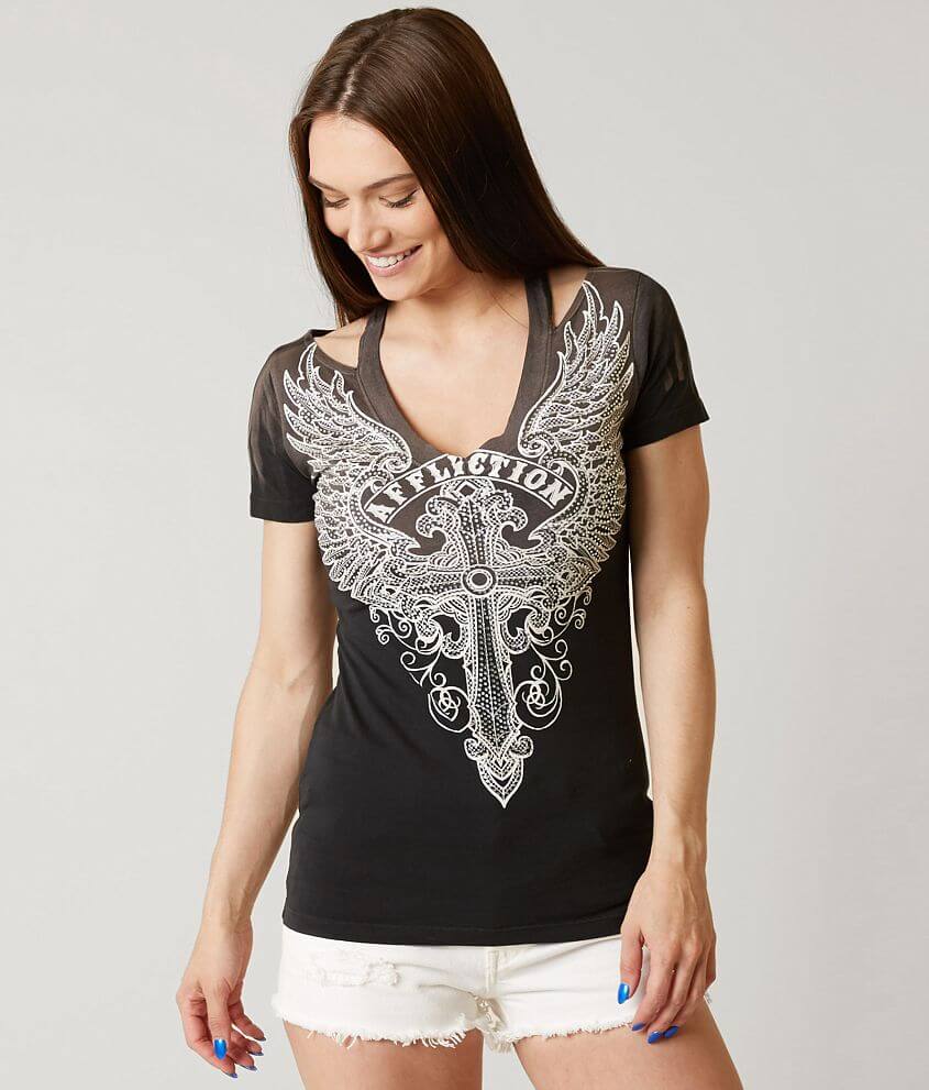 Affliction Amberelle T-Shirt front view