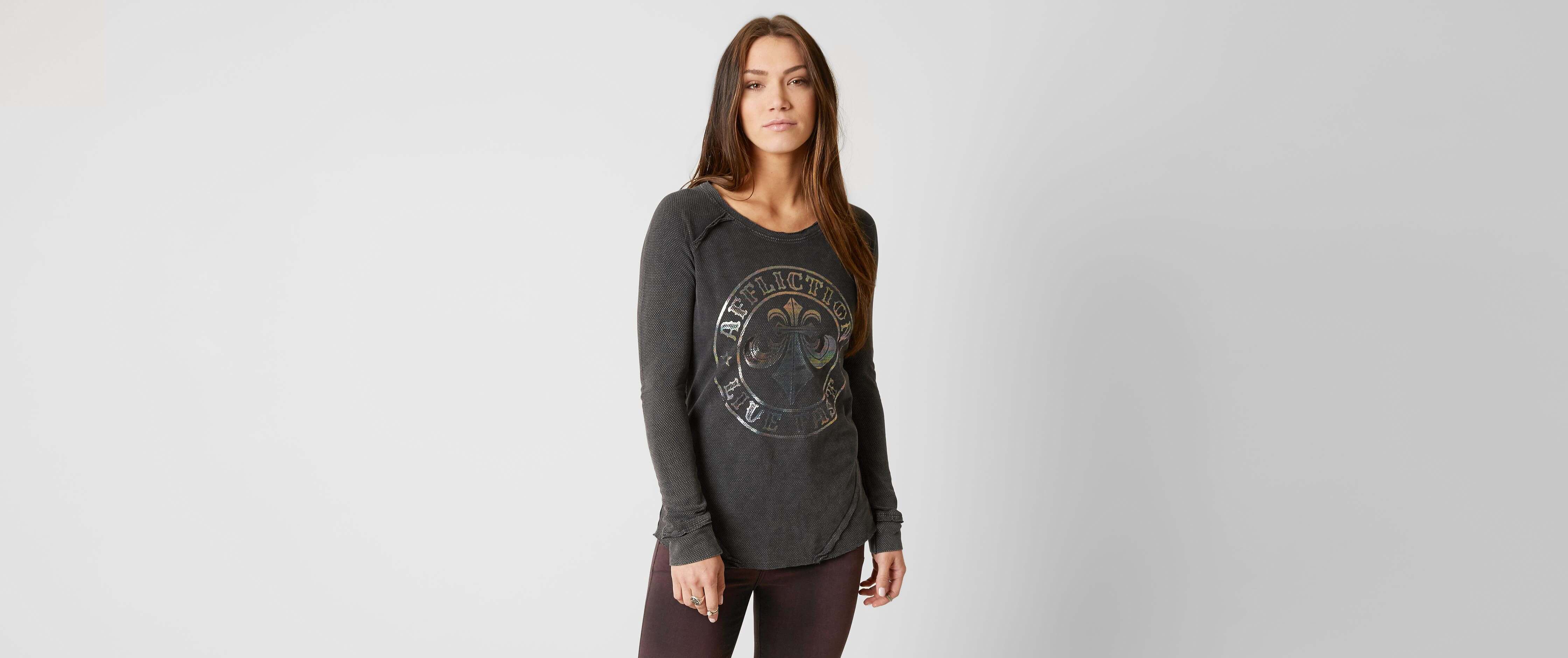 black thermal top women's