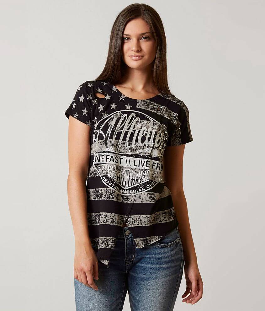 Affliction American Customs Marfa T-Shirt front view