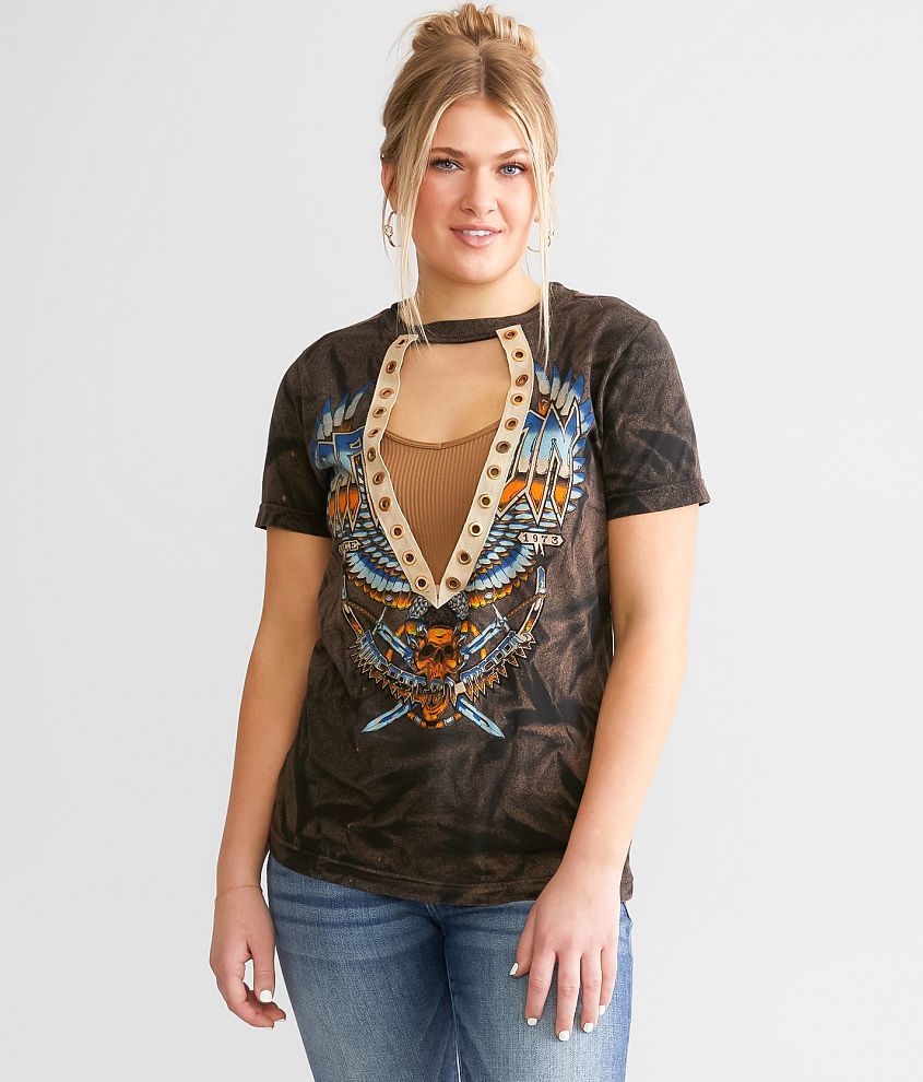 Affliction Metal Storm T-Shirt front view