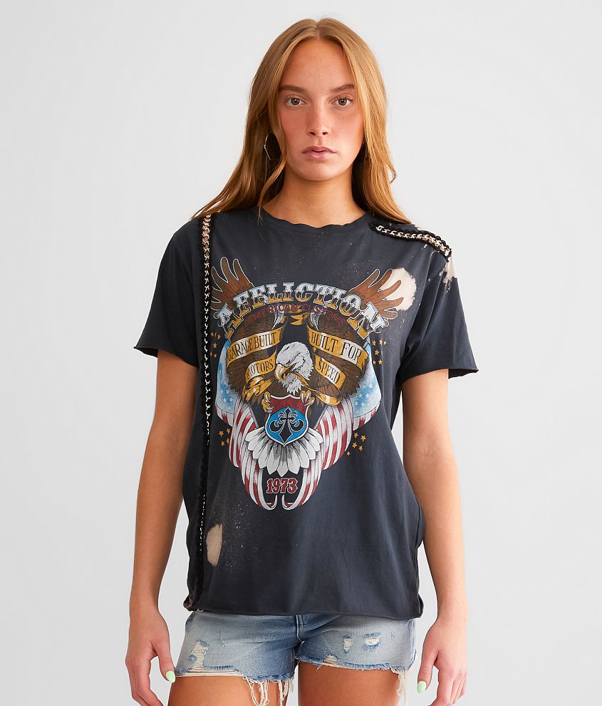 Affliction American Customs Free Ride T-Shirt front view