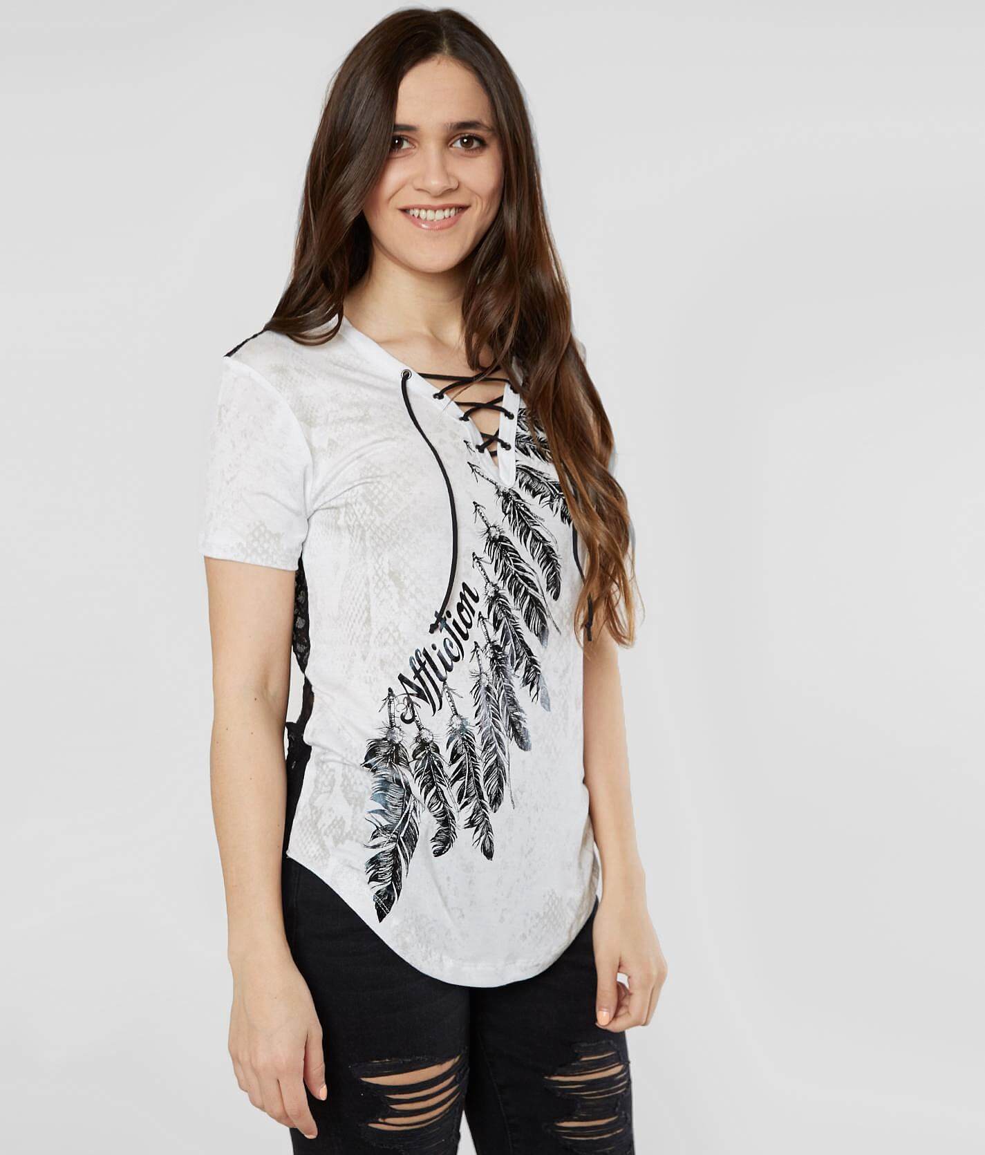 buckle affliction womens shirts