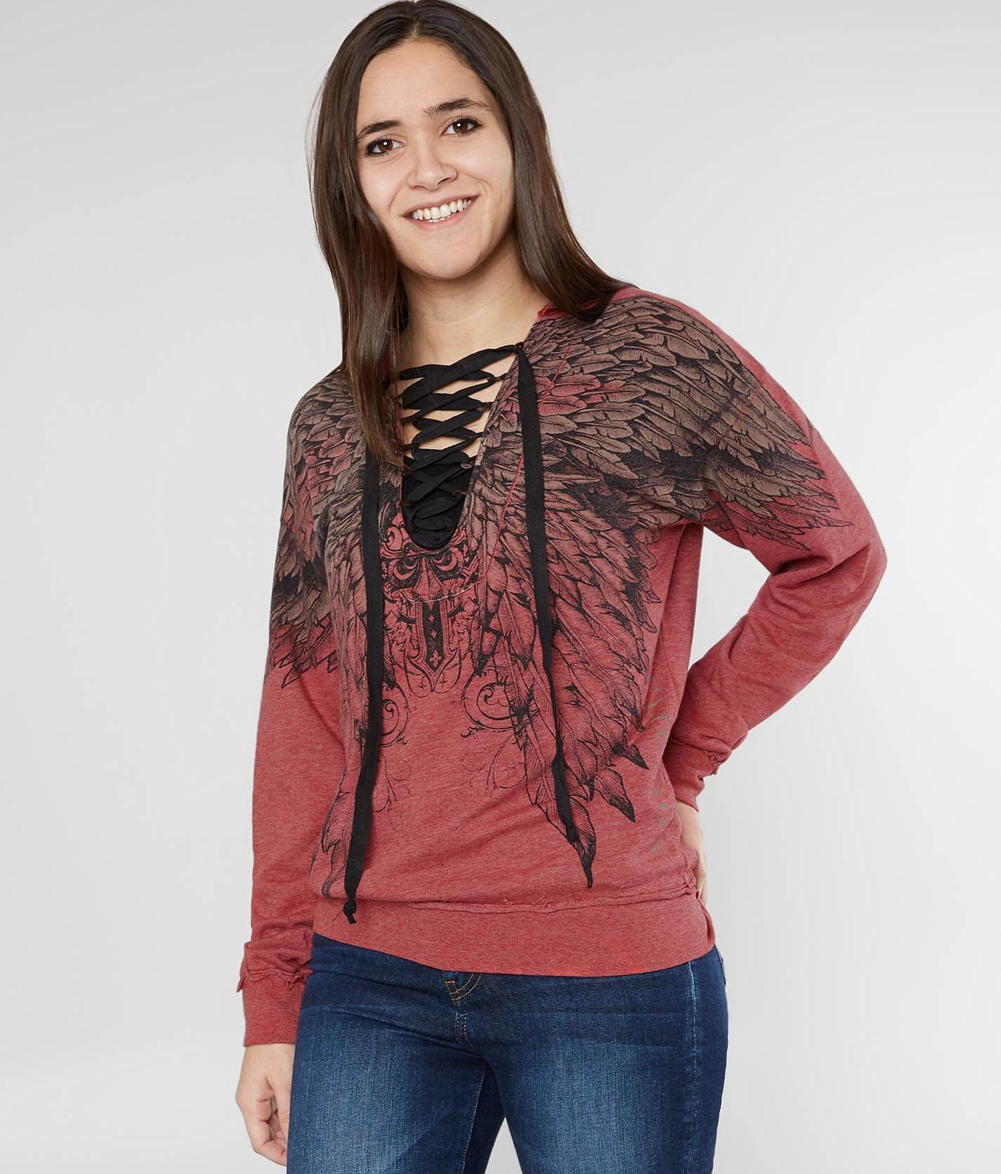 affliction hoodie womens