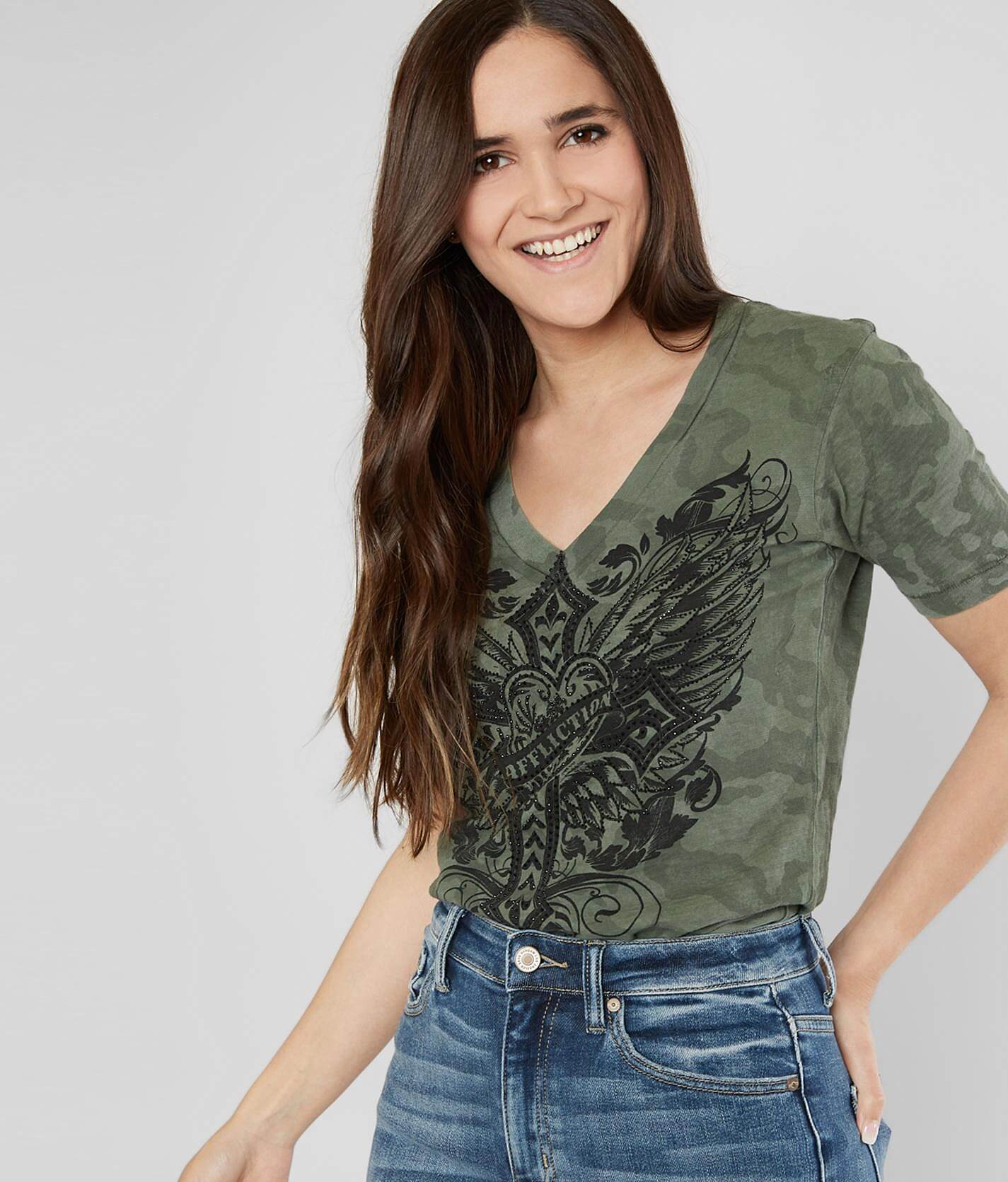 buckle affliction womens shirts