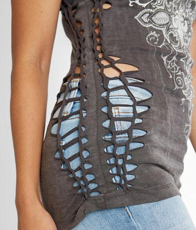 Affliction Angelica T-Shirt misc detail 1 view