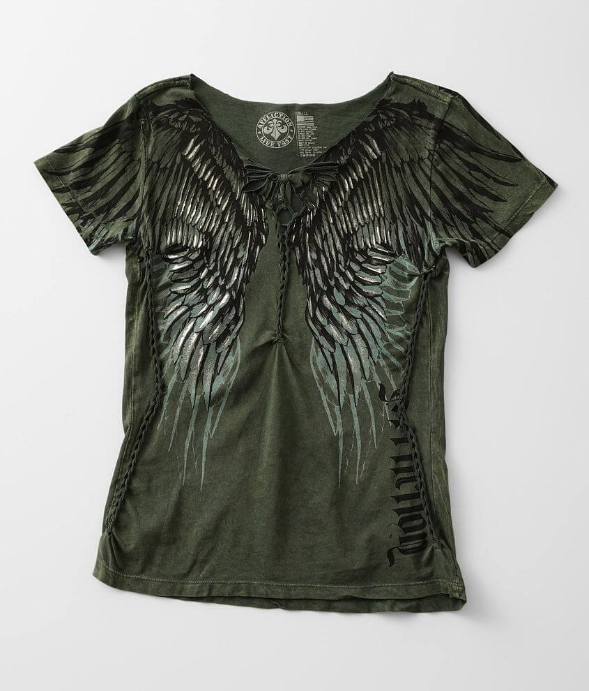 Affliction Eyes Of Winter T-Shirt front view