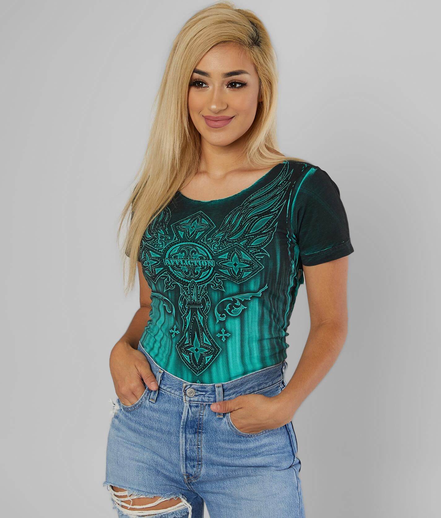 buckle affliction womens shirts