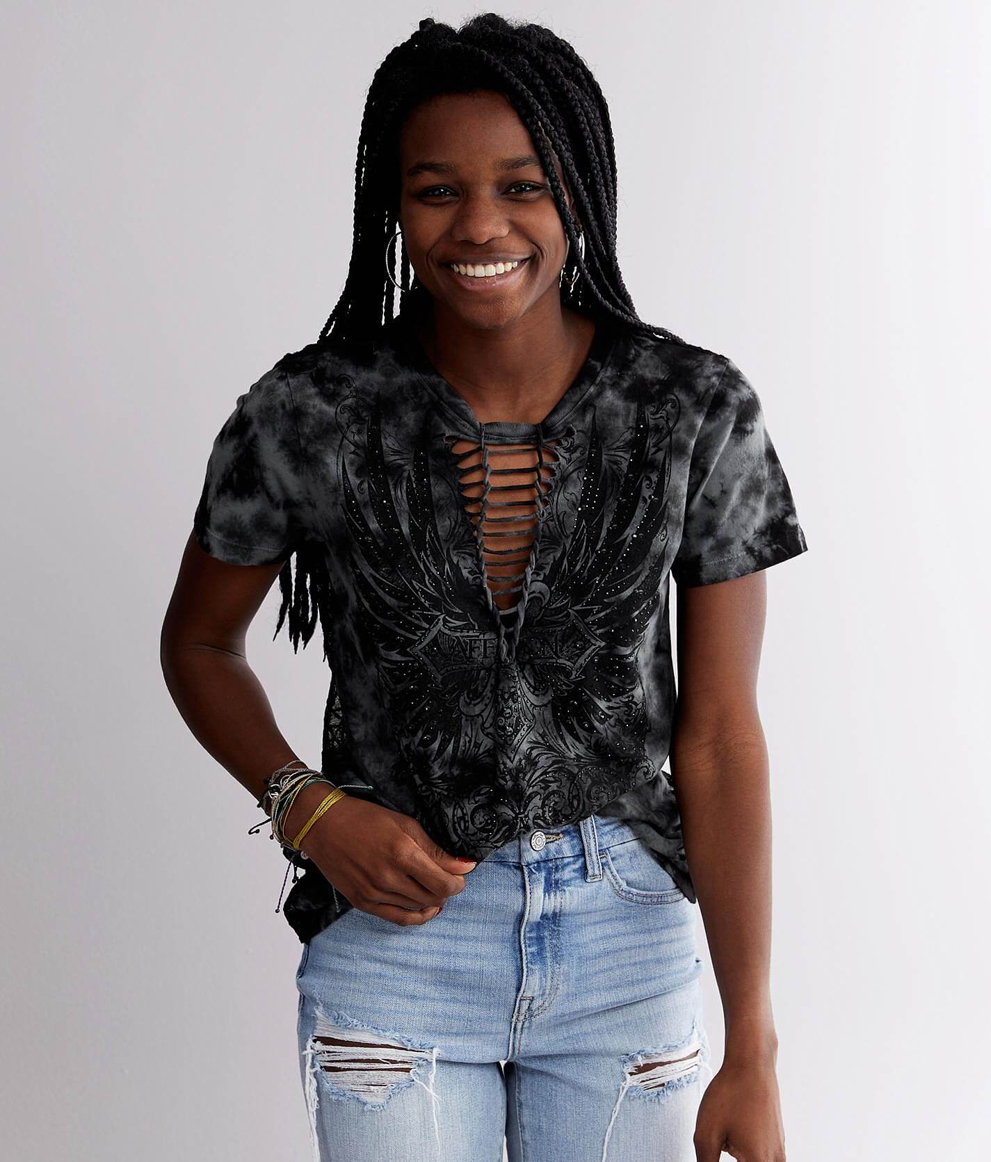 buckle affliction womens shirts