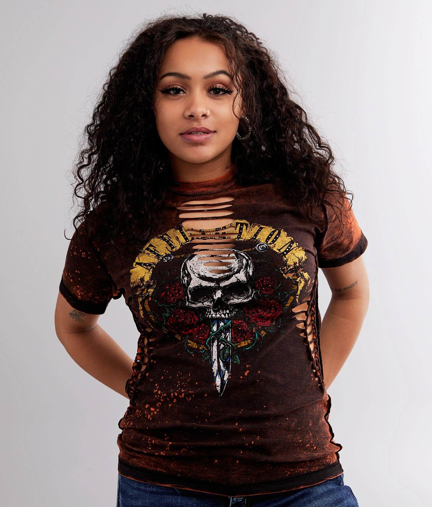 buckle affliction womens shirts