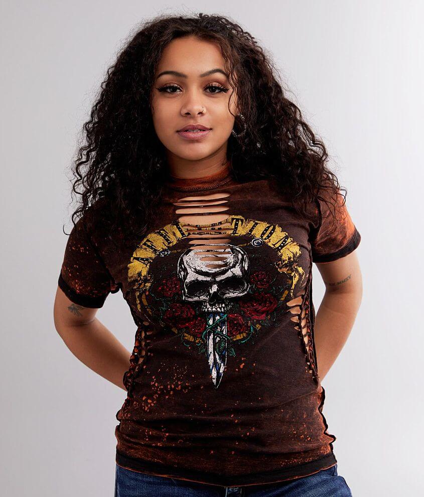Affliction Nightrain T-Shirt front view