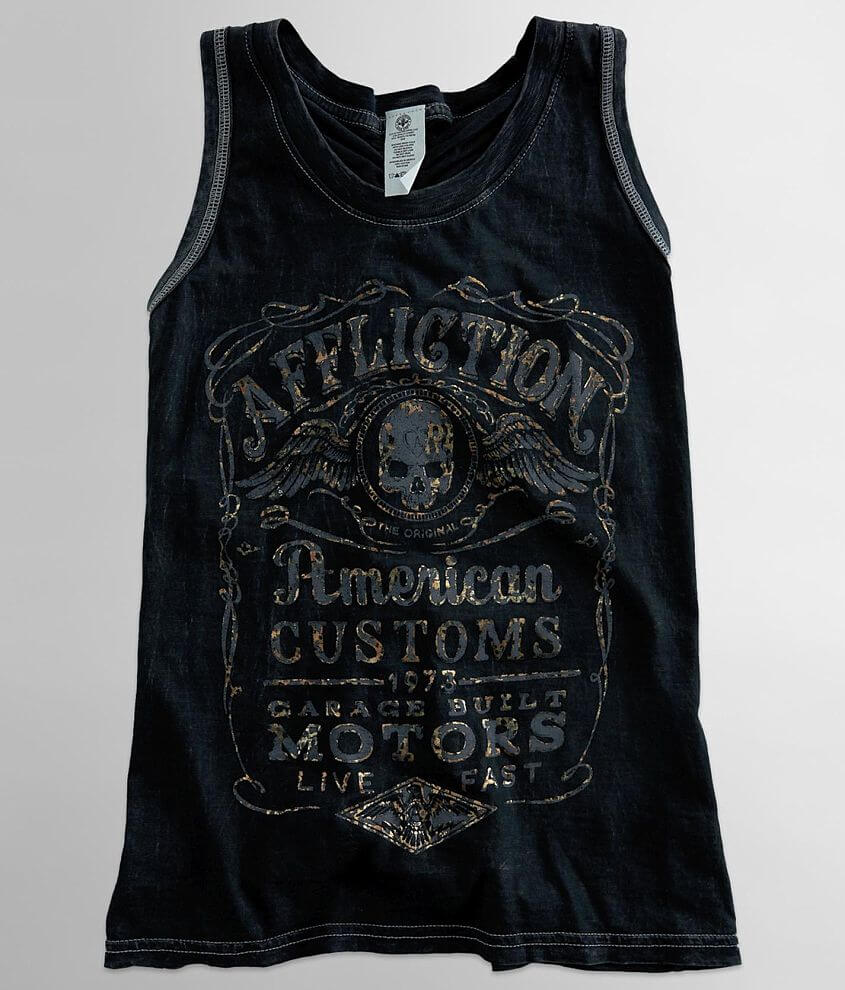 Image of Affliction American Customs Fine Aged Tank Top