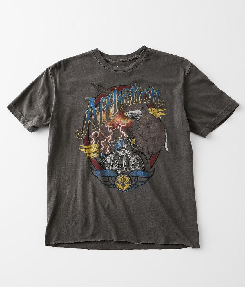 Affliction American Customs Black Hills T-Shirt front view