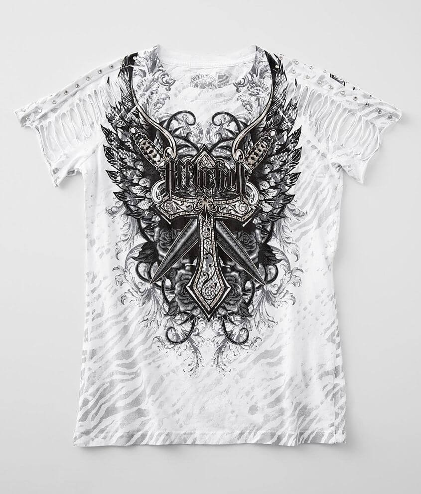 Affliction Susana T-Shirt front view