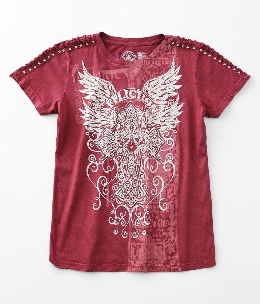 Affliction Distant Angel T-Shirt front view